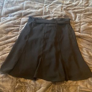Black high waisted skirt